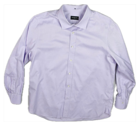 Mason & Son London Mens BESPOKE Solid Cotton Shirt 18 Savile Row Quality