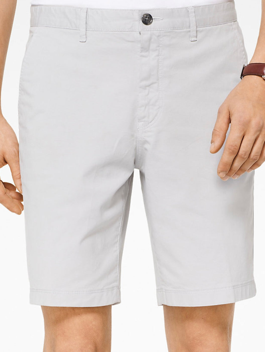 Michael Kors Men's Slim fit Stretch Cotton Twill Shorts 34 NEW $79.50 CS93CSK4JJ