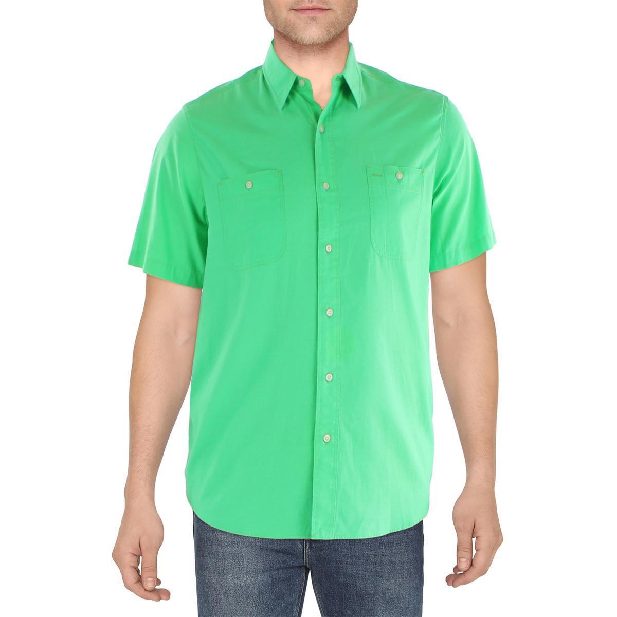 Polo Ralph Lauren Mens Solid Cotton Button-Down Shirt XXL NEW $125 710914376001