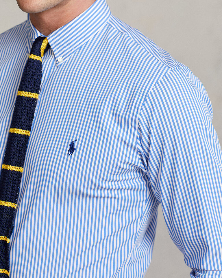 Polo Ralph Lauren Men Slim Fit Stretch Stripe Shirt Sz XXL New $125 710859881001
