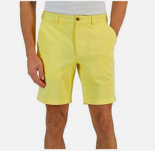 Club Room Men's Regular Fit 9" Lemon Ice Shorts 32 NEW $55 100050909MN