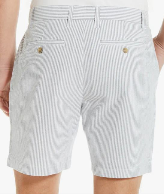 Weatherproof Vintage Men's Blue White 7" Shorts 38 NEW $60  S2321090ME