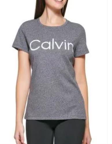 Calvin Klein Performance Women's Logo Crew Neck T-Shirt XS NEW $40 PF1T3932