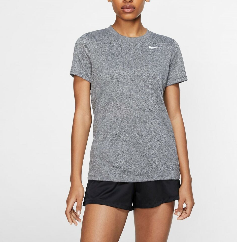 Nike Women's Gray Dri-FIT Legend T-Shirt XS NEW $25  AQ3210-453