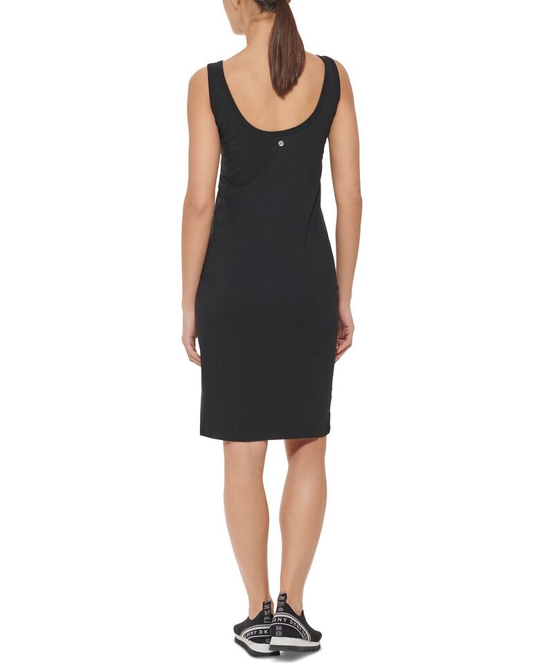 DKNY Sport Women's Black Pride Logo Tank Dress S NEW $60  DP2D4604