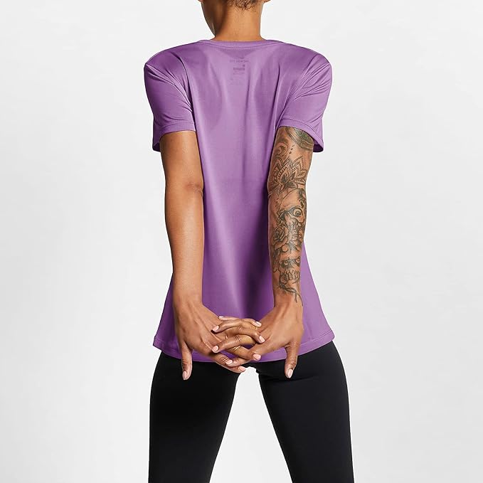 Nike Women's DRI-FIT Legend TEE Crew S NEW $25 AQ3210-591
