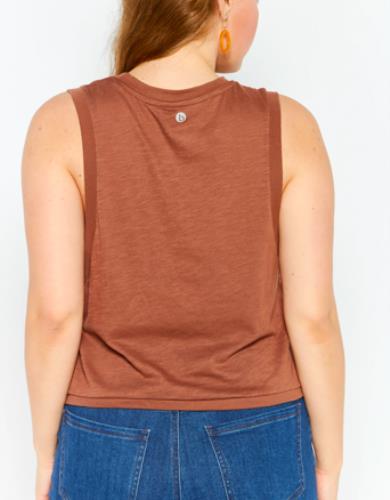 Cotton On Women Round Neck Sleeveless Heather Tank Top S NEW $19.50 6331795-60
