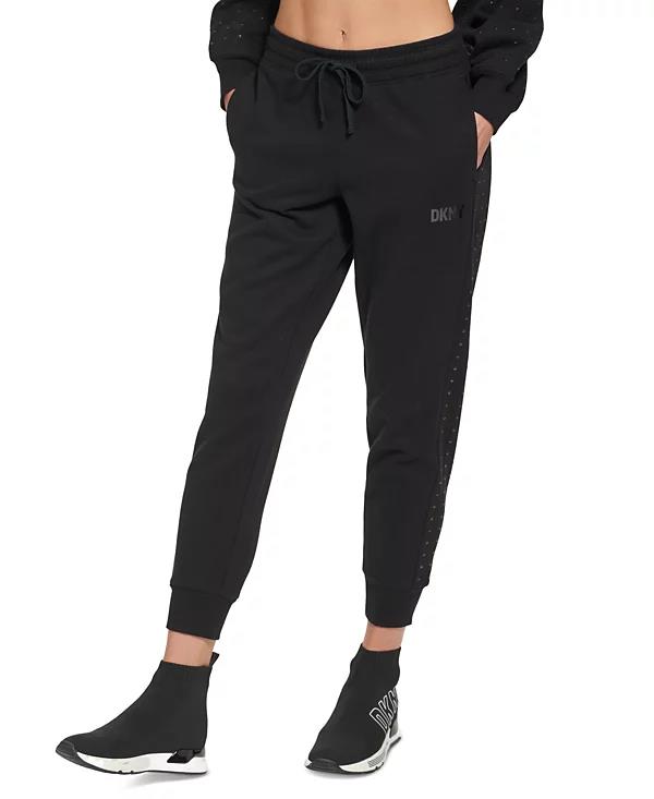 DKNY Women's Active Embellished Relaxed Jogger Pants XL NEW DP2P2250