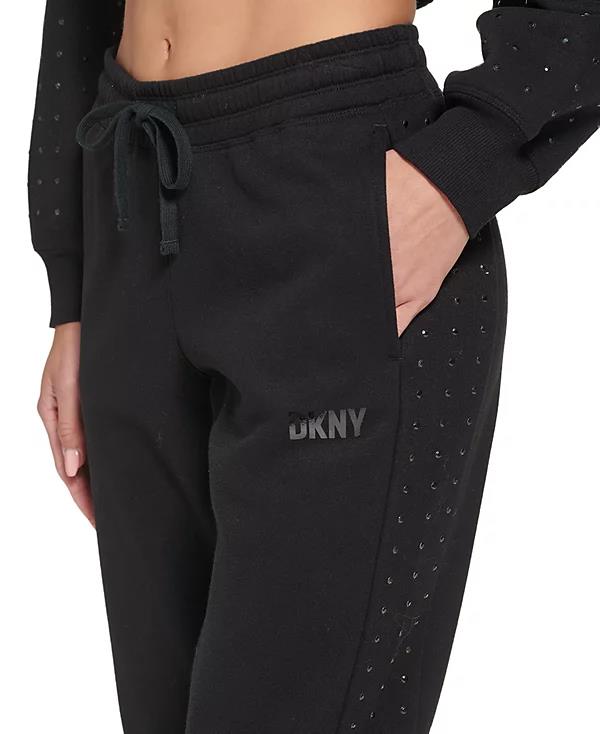 DKNY Women's Active Embellished Relaxed Jogger Pants XL NEW DP2P2250