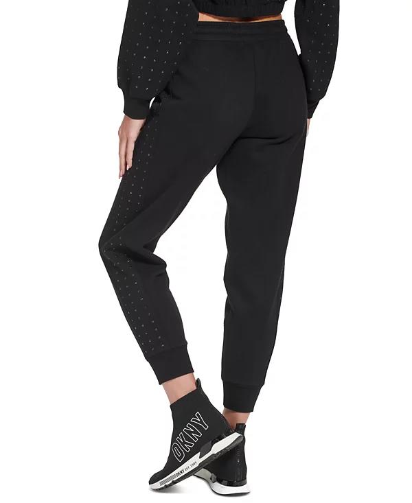 DKNY Women's Active Embellished Relaxed Jogger Pants XL NEW DP2P2250
