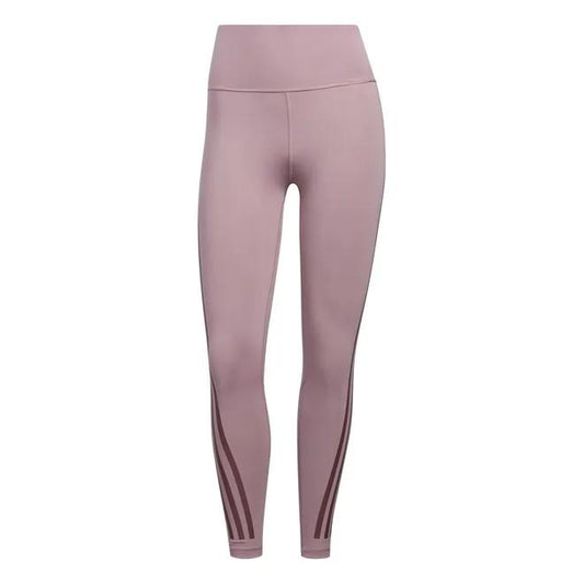 Adidas Women's Side Stripe Tights Magic Mauve M NEW $60  HD4451