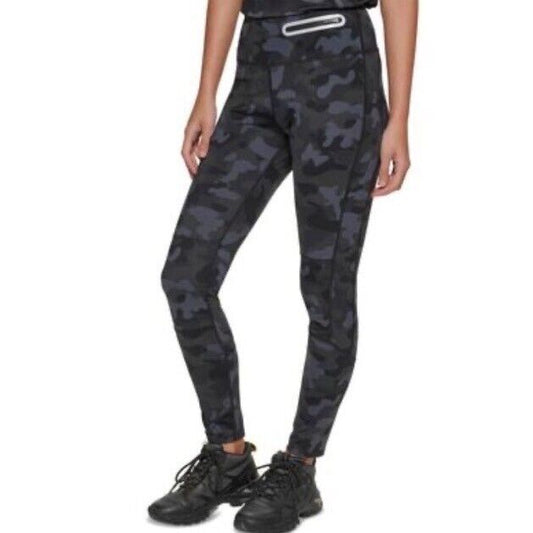 Bass Outdoor Women's Camo-Print Fastline Trail Leggings XS NEW $59   BA31P004