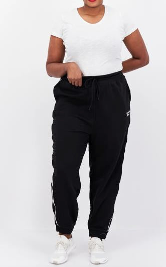 Reebok Women Plus Size Brand Logo Training Jogger Pants Plus 2X NEW $50   H62548