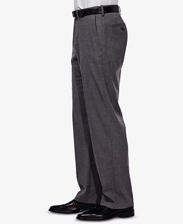 Haggar JMH Men Premium Stretch Classic Fit Flat Front Pant 36 X 29 NEW HY00182
