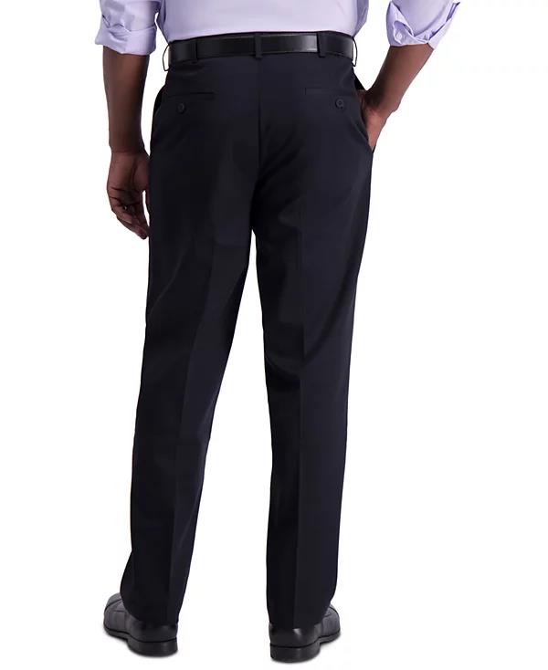 Haggar Mens Straight Fit Premium No Iron Black Pants 38 X 30 NEW $70  HC10889