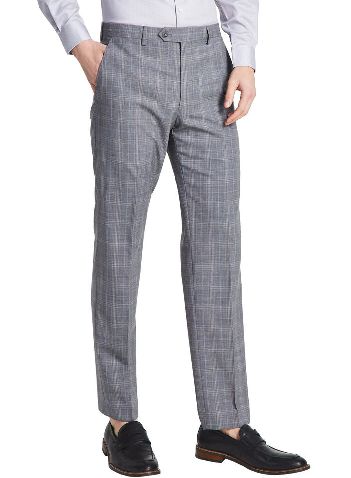 MIchael Kors Men Wool Blend Plaid Suit Dress Pants 34 x 32 New $190 MCHUPX0Z0100