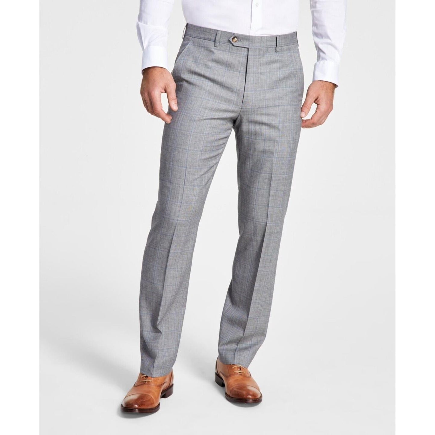 RALPH LAUREN Men Classic-Fit Suit Pants Gray 42 x 30 NEW $190 EDDWPALZ0881