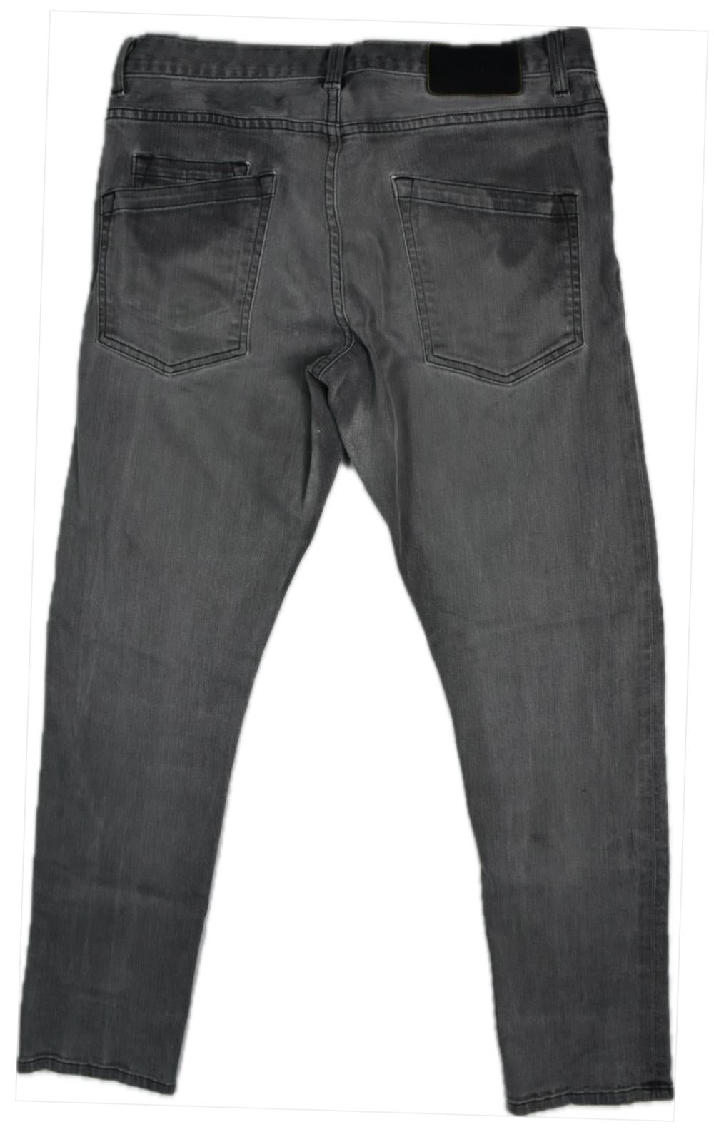 Helmut Lang Mens Slim Gray Jeans Size 30 X 29 MINT MADE IN USA