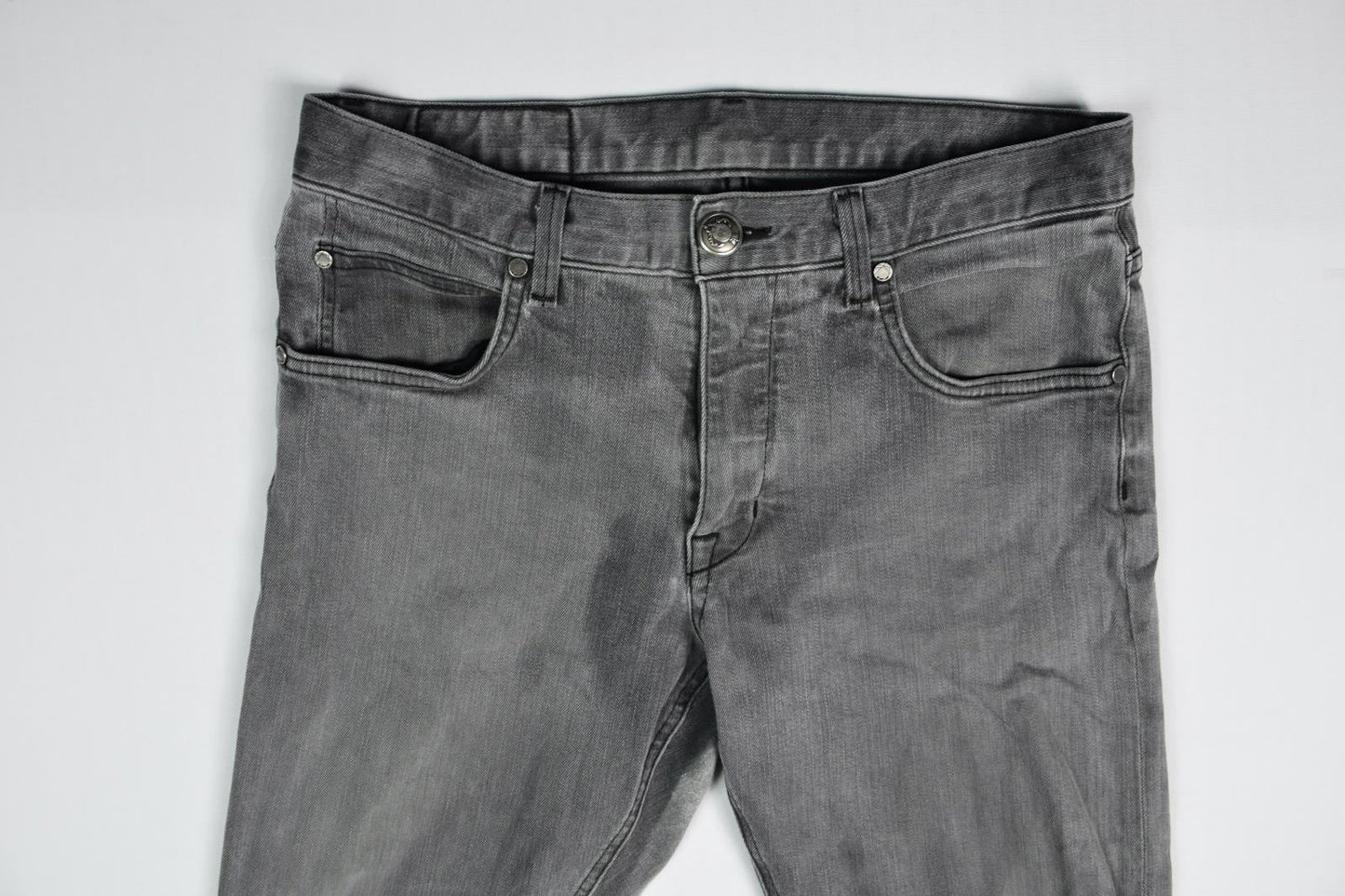 Helmut Lang Mens Slim Gray Jeans Size 30 X 29 MINT MADE IN USA