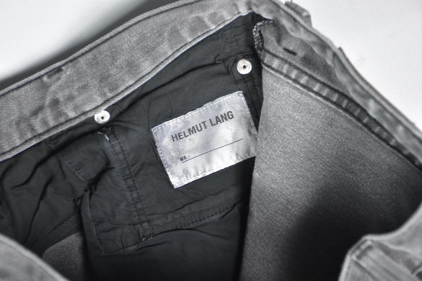 Helmut Lang Mens Slim Gray Jeans Size 30 X 29 MINT MADE IN USA