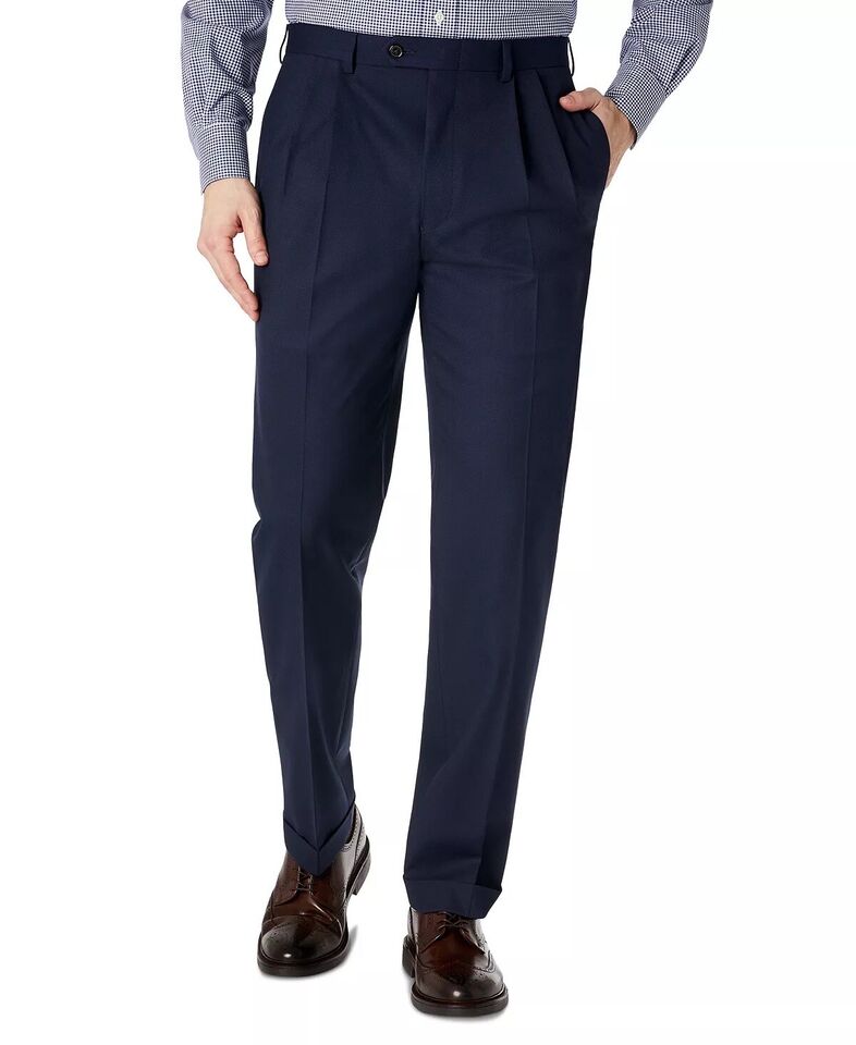 Ralph Lauren Mens Classic Fit Pleated Dress Pants 38 X 30 NEW $140 NIBBPCAXP003