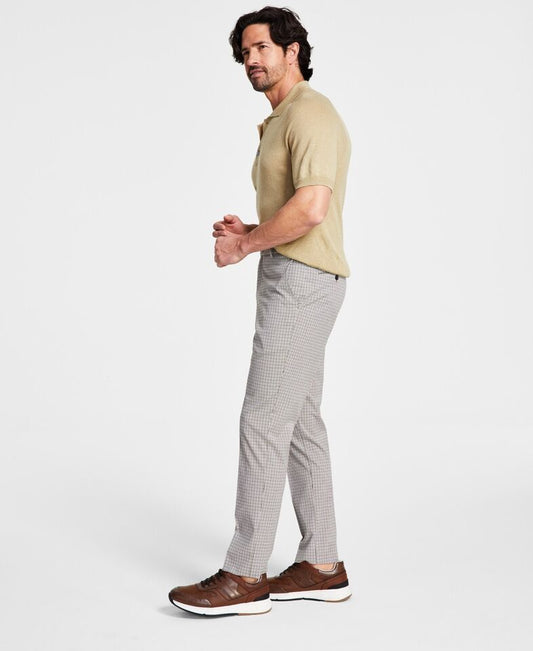 Tommy Hilfiger Mens Modern Fit Flex Dress Pants Check 34 X 32 NEW TTEAPH6A0193