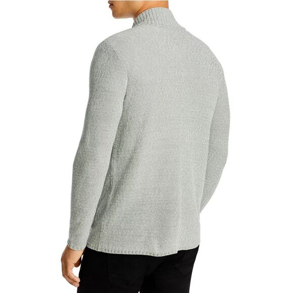 The Men's Store Men's Melange Knit Cardigan Sweater Jacket SZ L New $285