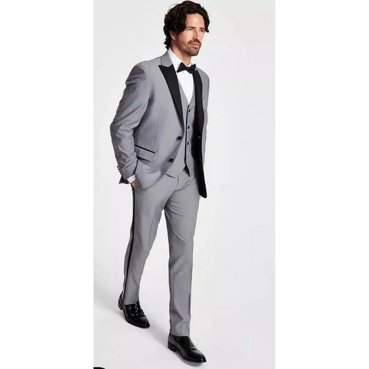 Alfani Men's Slim 2 piece Tuxedo Tux Suit Jacket 40 S Pant 32 X 30 NEW