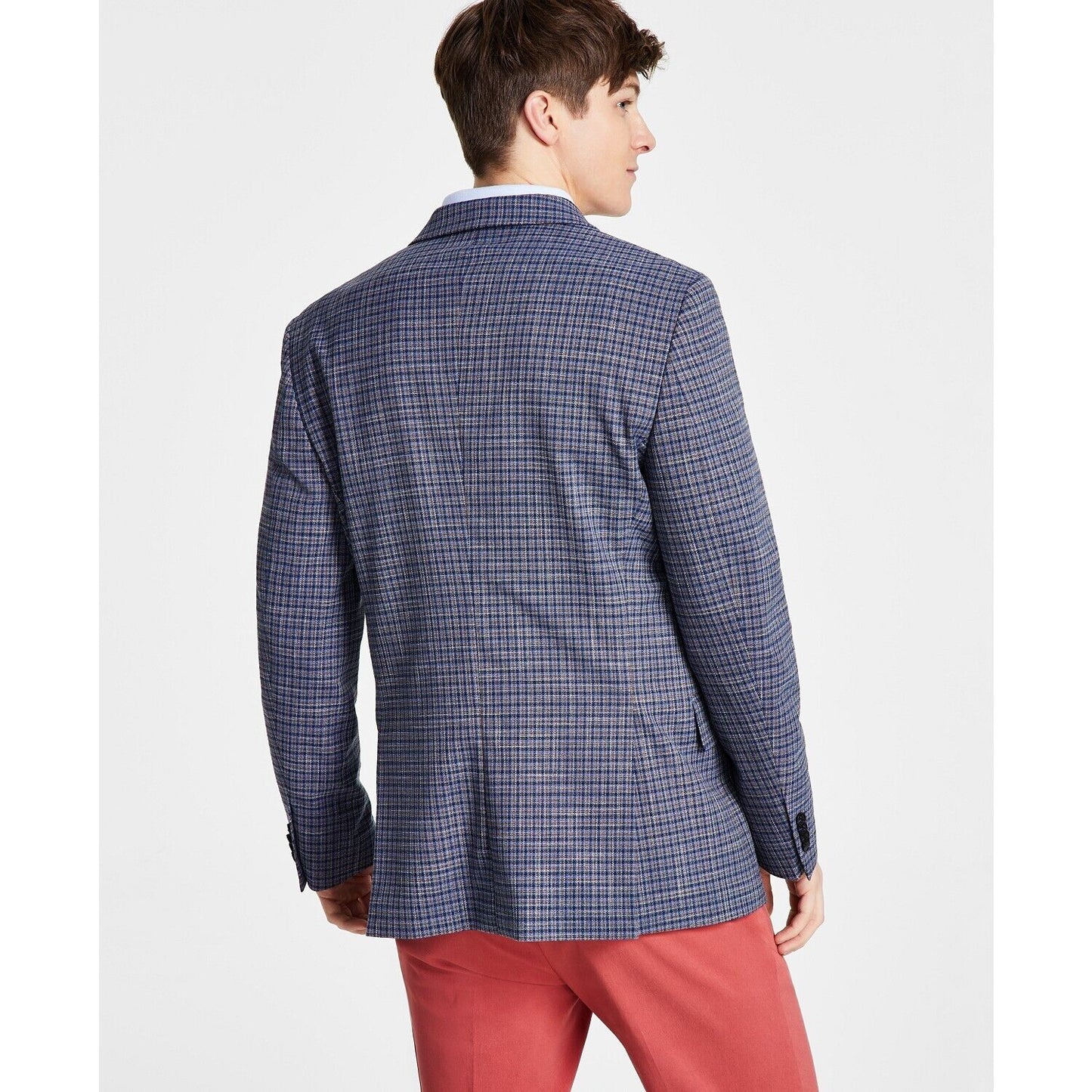 Tommy Hilfiger Mens Modern Fit Check Sport Coat 42 S NEW $295 CNRA1ATG0569