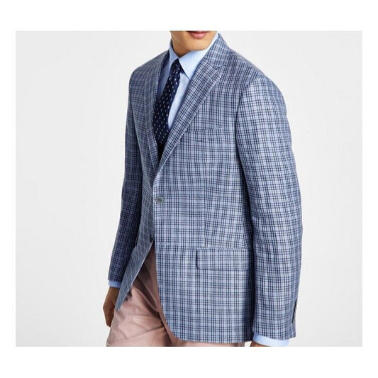 Ralph Lauren Men's Check Classic Fit Sport Coat 41 R NEW $295 LET012NW0558