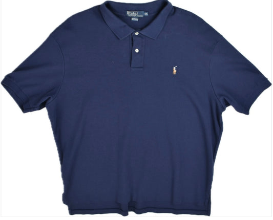 Polo Ralph Lauren Men's Navy Classic Fit Cotton Polo Shirt XXL