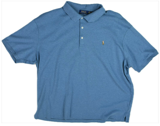 Polo Ralph Lauren Men's Slate Blue Classic Fit Cotton Polo Shirt 2XB