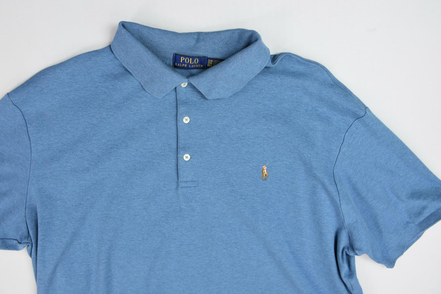 Polo Ralph Lauren Men's Slate Blue Classic Fit Cotton Polo Shirt 2XB