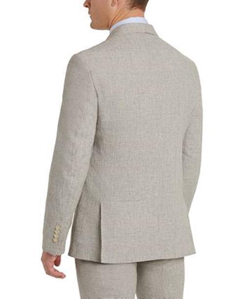 Tallia Men Textured Linen Slim Suit Jacket Sport Coat 36 S NEW $425 VDDL1TLV0050