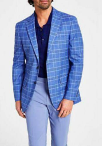 Tommy Hilfiger Mens Modern-Fit Check Sport Coat 36 S NEW $295 CNRA1ATG0560