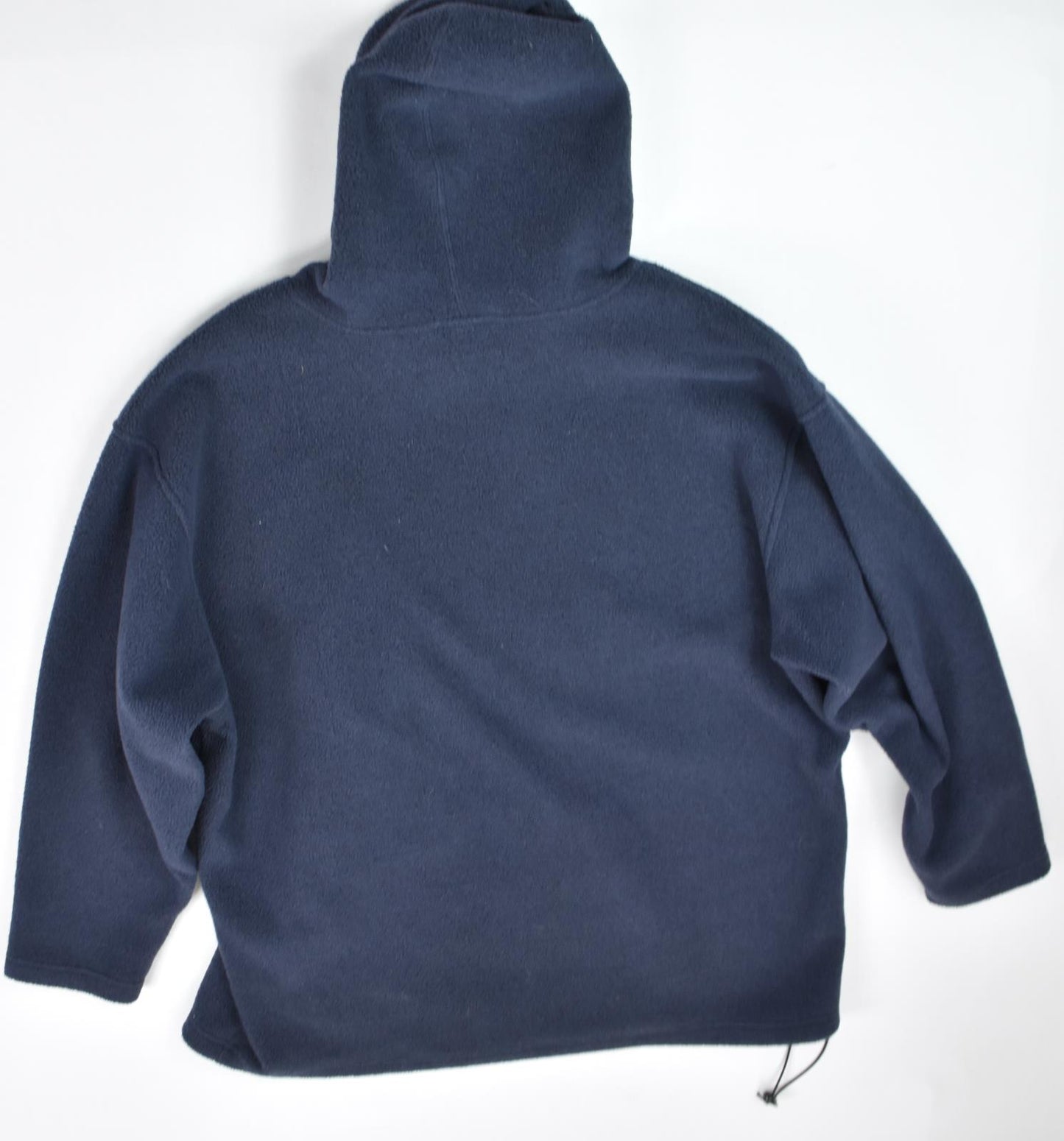 Vintage BUM Equipment Navy Fleece Hoodie Sweatshirt Size XL MINT