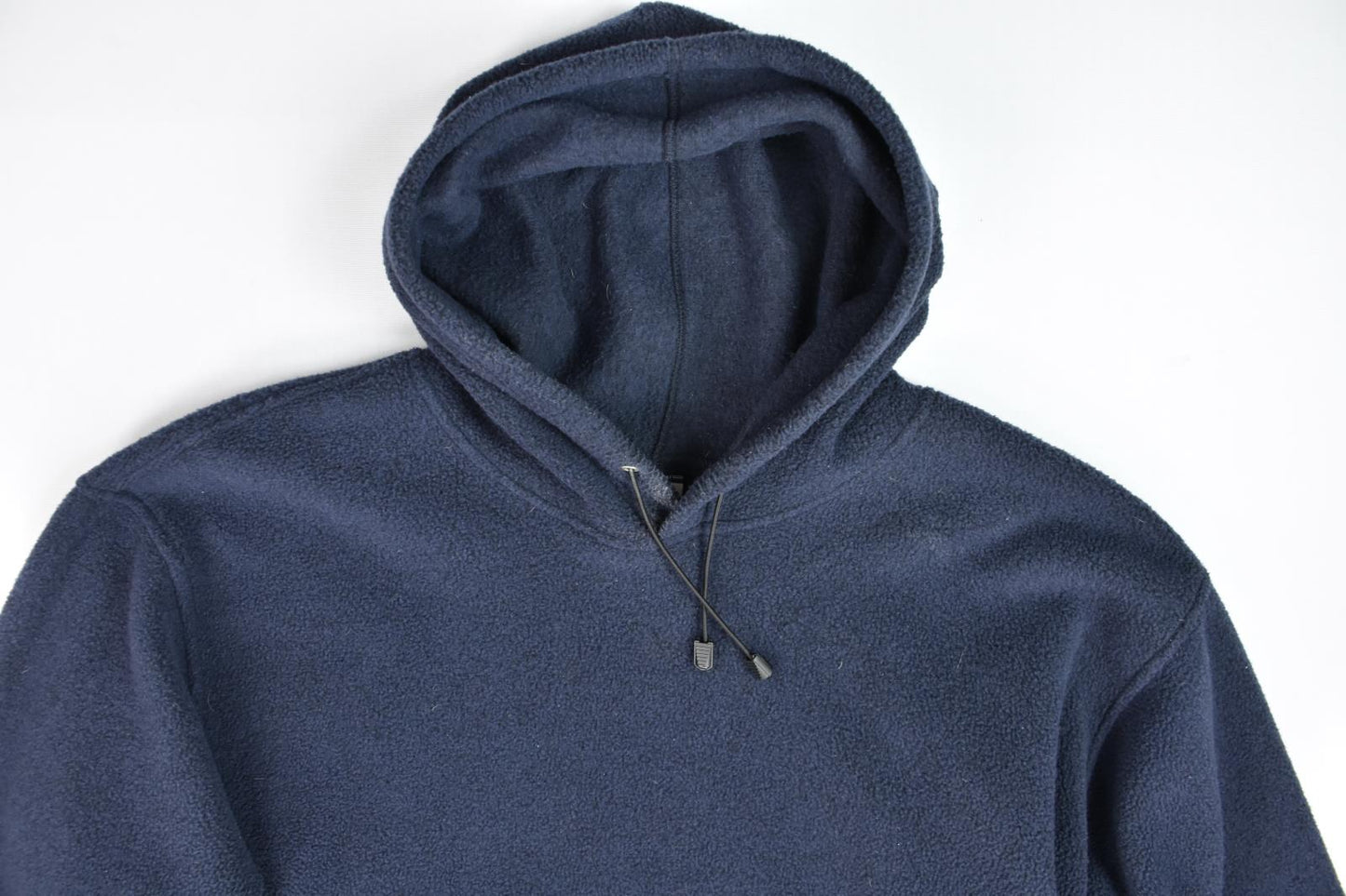 Vintage BUM Equipment Navy Fleece Hoodie Sweatshirt Size XL MINT