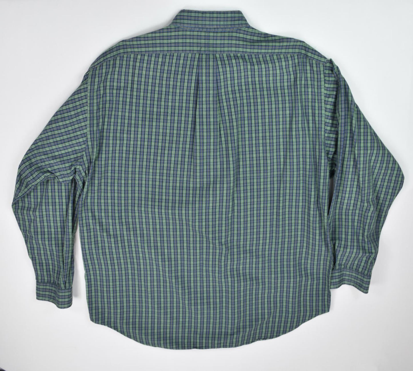 Polo Ralph Lauren Mens Blake Green Multi Check Classic-Fit Shirt XL MINT VINTAGE