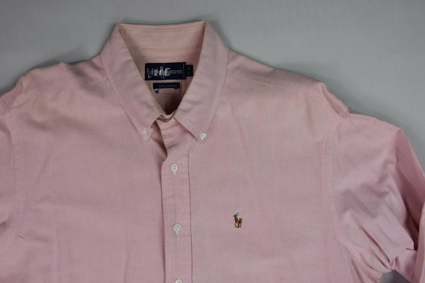 VINTAGE Polo Ralph Lauren Mens Shirt 17 WILL NEED TO BE CLEANED