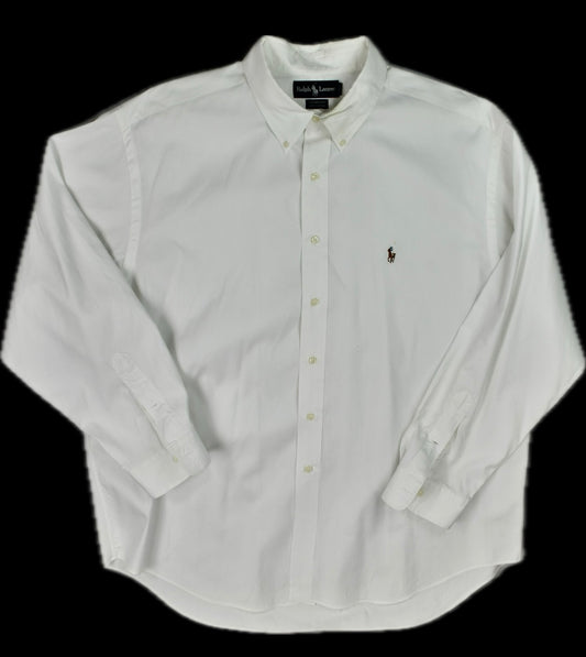 VINTAGE Polo Ralph Lauren Mens Yarmouth Shirt 18 WILL NEED TO BE CLEANED