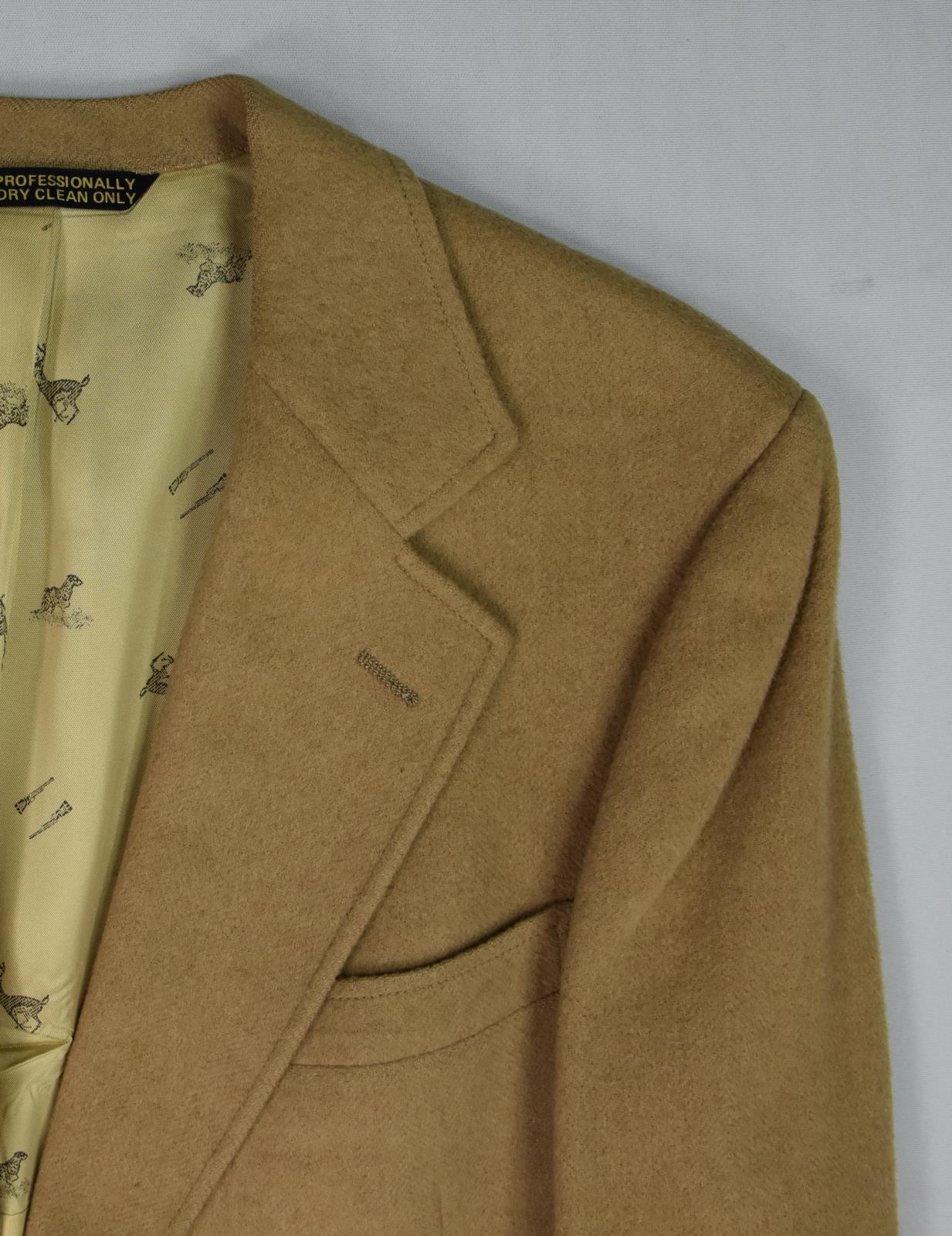 Vintage Tag-Less Cricketeer Mens Fleece Wool Blazer Sport Coat 42 L MADE IN USA