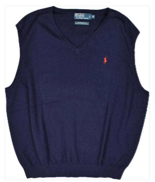 Polo Ralph Lauren Exclusive of Decoration Pima Cotton Vest Light Sweater 3XB