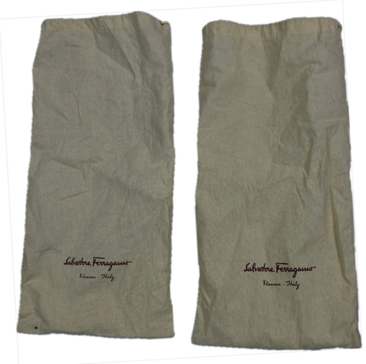 Salvatore Ferragamo Shoe Dust Bags Luxury 16" X 8.25"