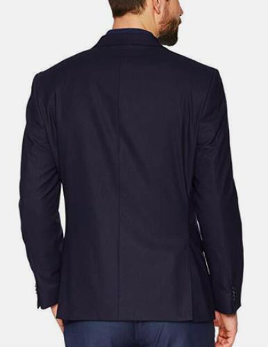 Kenneth Cole Reaction Modern-Fit Stretch Sport Coat 46 R NEW $295 CLOO1FKX0012