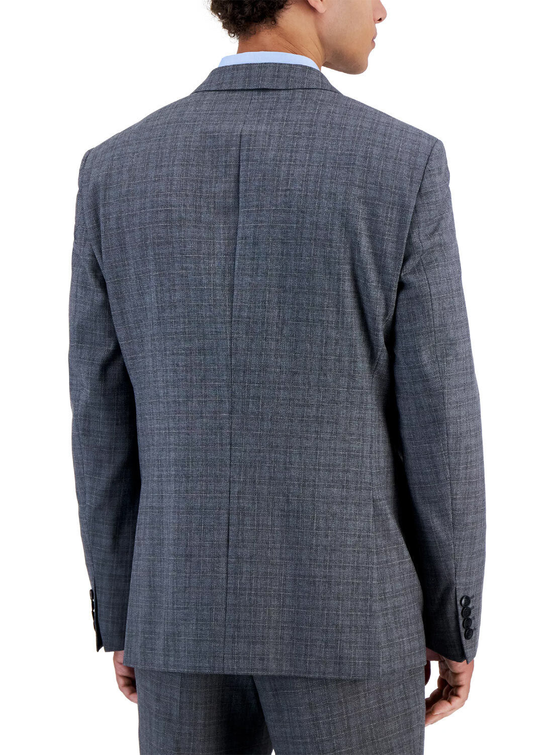 Hugo Boss Jeffery222X Regular Fit Wool Blend Check Suit Jacket 38 S NEW 50483514