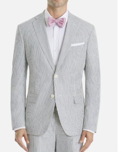 Ralph Lauren UltraFlex Classic Seersucker Sport Coat 52 L NEW $360 LTOB12SU0002