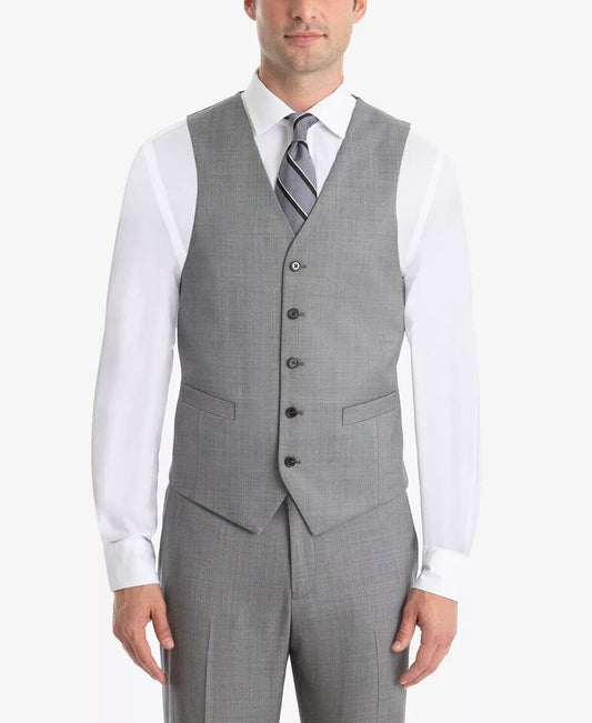 Ralph Lauren Men's UltraFlex Sharkskin Wool Blend Vest XXL NEW $125 HITCV35R0574