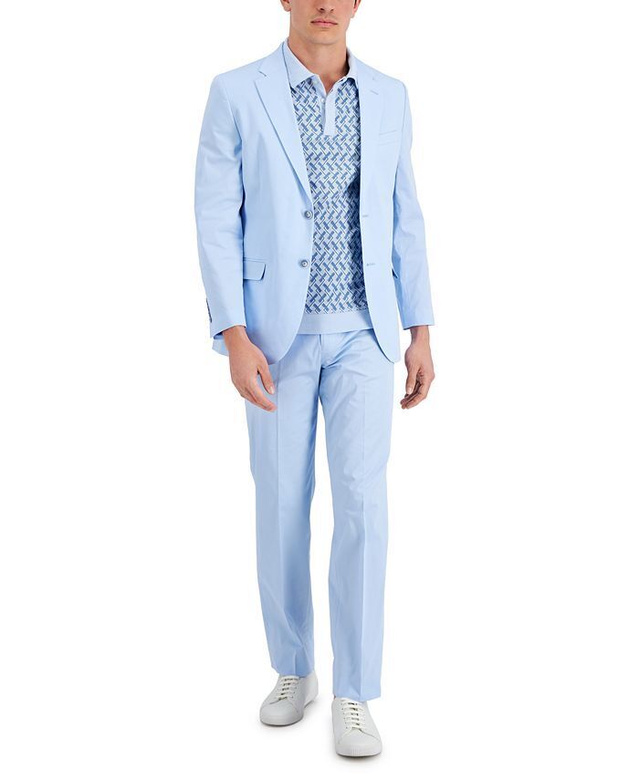 NAUTICA Men's Modern-Fit Stretch Cotton Suit 44 R / 38 x 31 NA0013 NEW $395