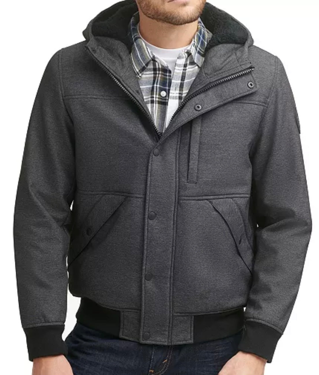 Levi's Men's Soft Shell Sherpa Lined Hooded Jacket XXL NEW $225 LM1RN593