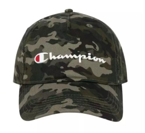 Champion Camouflage Adult Ameritage Dad Hat Script Logo Adjustable Cap NEW